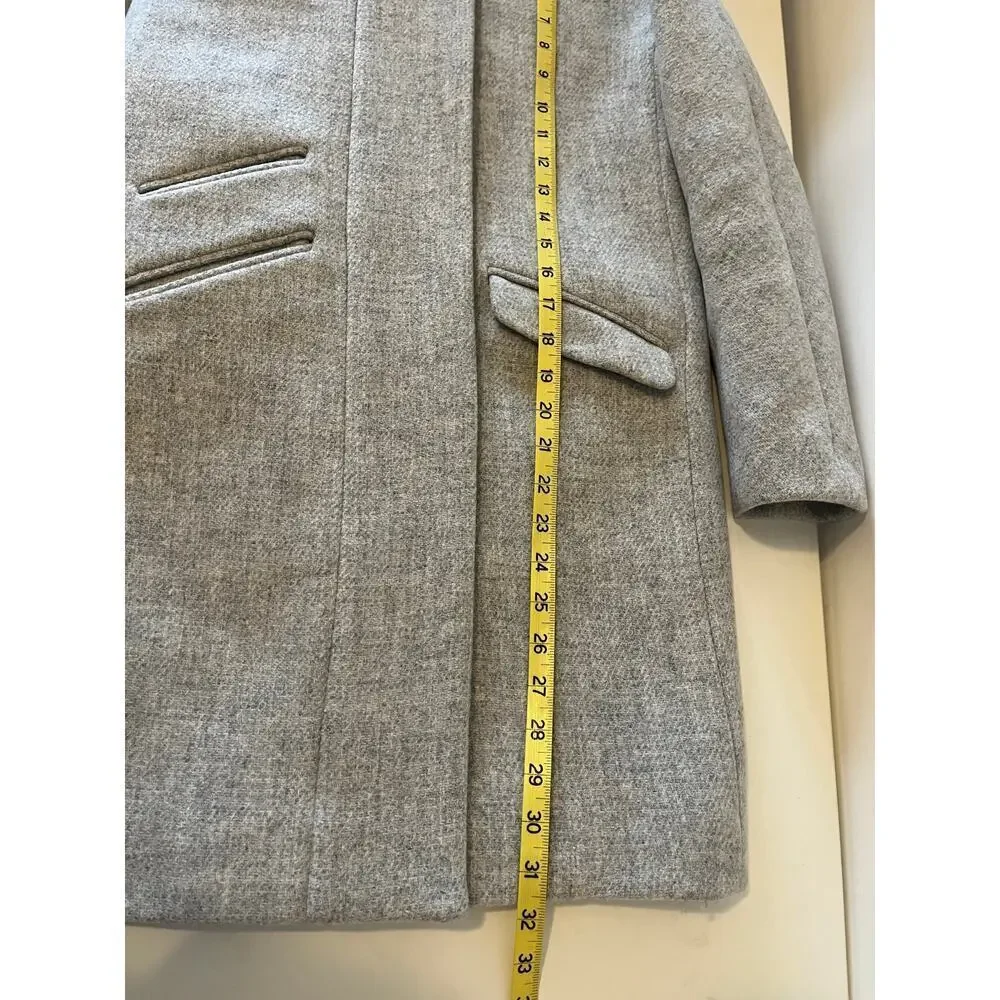 J. Crew Italian Wool Stadium Cloth Cocoon Coat (00P)
